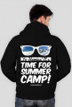 Bluza męska rozpinana - TIME FOR SUMMER CAMP! (różne kolory!)