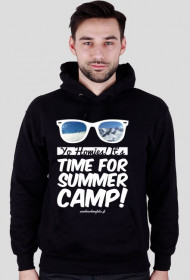 Bluza męska z kapturem - TIME FOR SUMMER CAMP!