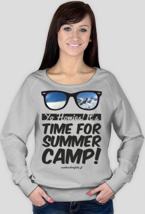 Bluza damska - TIME FOR SUMMER CAMP! (różne kolory!)