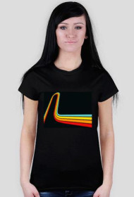 Retro rainbow black women