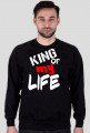 Bluza "KING OF MY LIFE" czarna