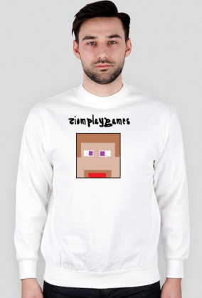 Koszulka za steve i napisem ZiomPlayGames-Męska