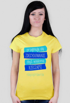 Koszulka "Przejmuję się"