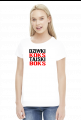 Koszulka damska "Dziwki Koks, Tajski Boks"