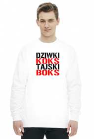 Bluza męska "Dziwki Koks, Tajski Boks"