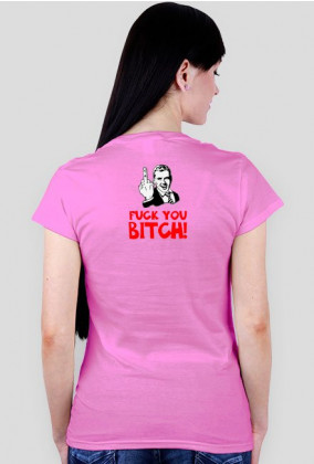 Koszulka damska z dekoltem "Fuck You"