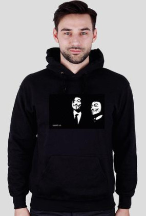 Anonymous expect us. Bluza z kapturem