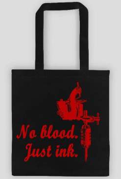 No blood. Just ink.