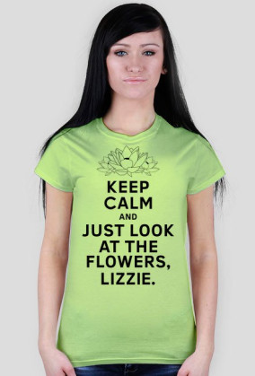 The Walking Dead - Look at the flowers damska (czarny nadruk, kwiaty)