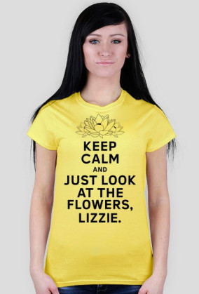 The Walking Dead - Look at the flowers damska (czarny nadruk, kwiaty)