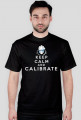 Keep calm and calibrate [czarna] | Męska