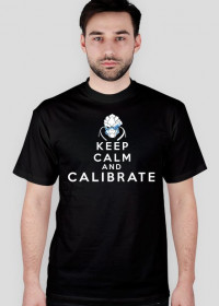 Keep calm and calibrate [czarna] | Męska