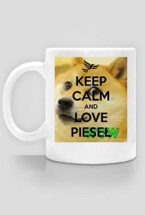 Love Pieseł kubek