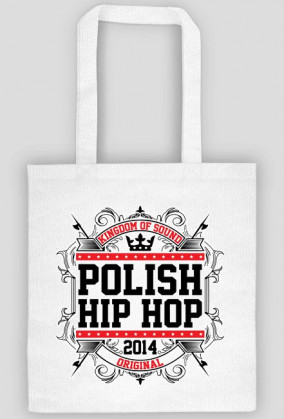 Torba bawełniana "Polish Hip-Hop" (biała)