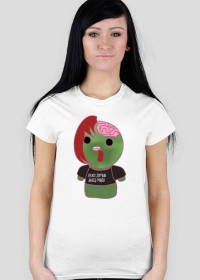 Koszulka "Tylko zombie jedzą mięso"