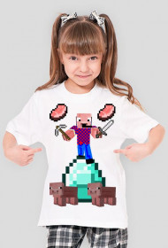 Koszulka Dziecięca-Dziewczynka Kttoj