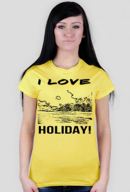 i love holiday women