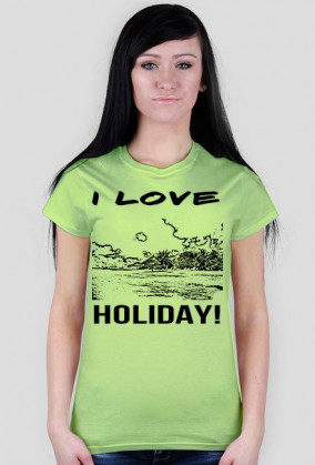 i love holiday women
