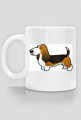 Kubek z nadrukowanym pieskiem Basset Hound