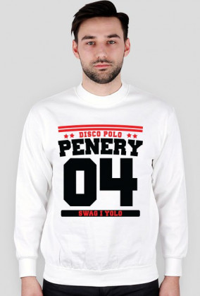 Bluza 04 Penery Disco Polo Swag I Yolo white