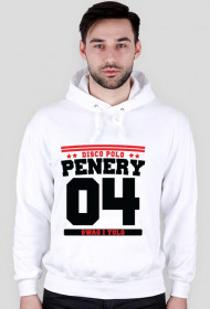 Bluza z kapturem 04 Penery Disco Polo Swag I Yolo white