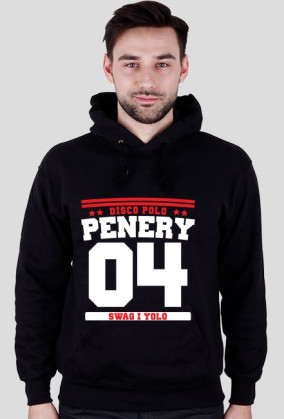 Bluza z kapturem 04 Penery Disco Polo Swag I Yolo black