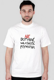 koszulka nie dotykać własność prywatna
