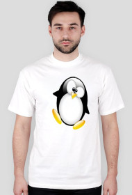 koszulka męska - pingwin