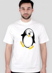 koszulka męska - pingwin