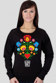 Bluza damska - SLAVIC GIRLS HAVE SNOWBOARDING SKILLS (Różne kolory!)