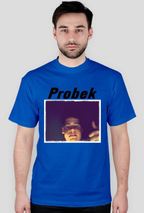 koszulka niebieska- Probek