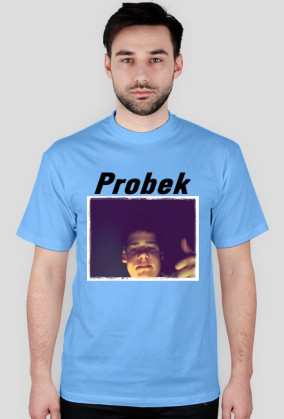 koszulka niebieska- Probek