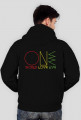 ONE world love live BLUZA - czarna/szara