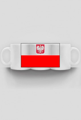 Kubek z flagą i godłem (całość)