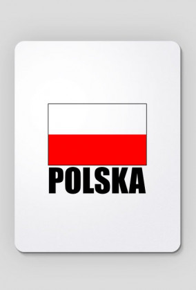 Podkładka pod myszkę z flagą i napisem