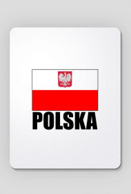 Podkładka pod myszkę z flagą, godłem i napisem