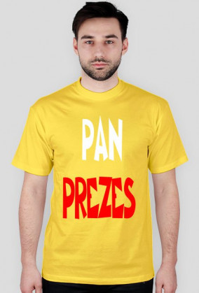 Koszulka dla prezesa.