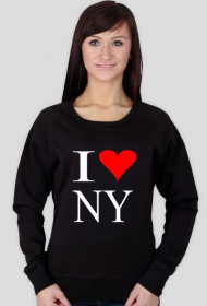 I♥NY black- długi rękaw