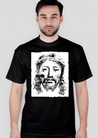 Koszulka z Jezusem 3 czarna