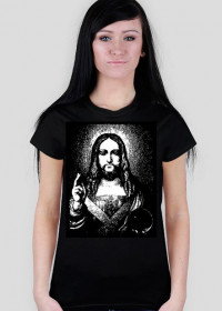 Koszulka z Jezusem 4 damska