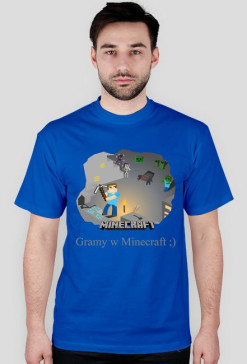 Koszulka gramy w minecraft