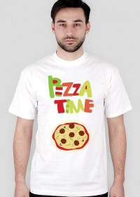 Pizza time (biała) - męska