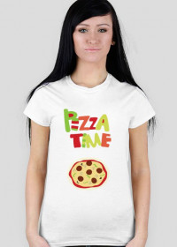 Pizza time (biała) - kobieca