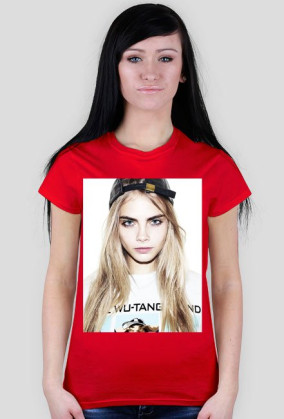 T-Shirt Damski Cara Delevigne
