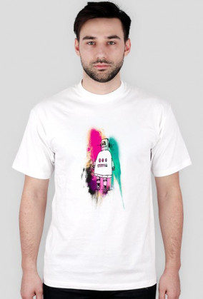Męski T-Shirt Robot