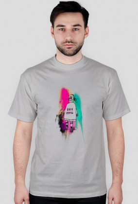 Męski T-Shirt Robot