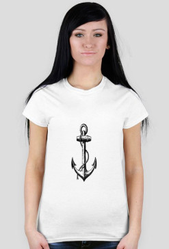 T-Shirt Damski Kotwica