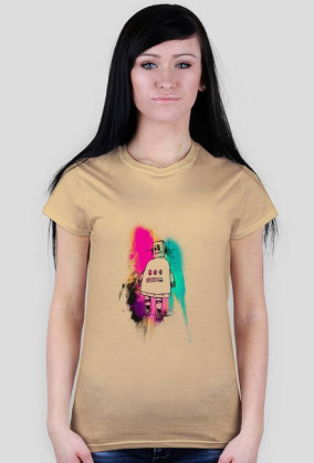 T-Shirt Damski Robot