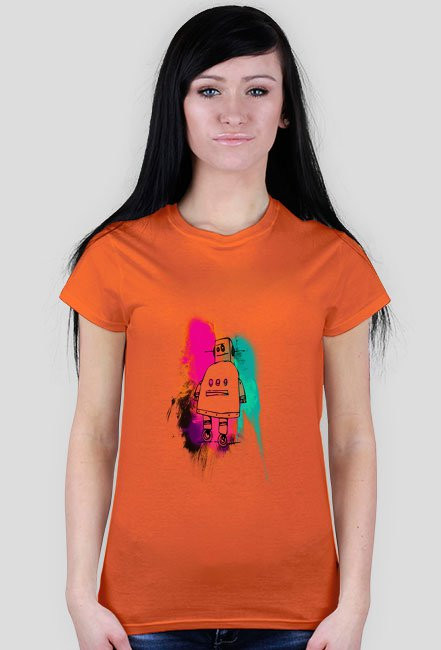 T-Shirt Damski Robot