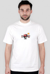 I LOVE YOU T-shirt męski